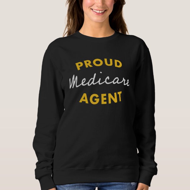 Medicare Insurance Agent Graphic T Shirt (Framsida)