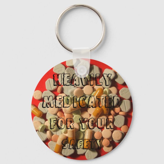 MEDICATED Keychain Nyckelring (Framsida)
