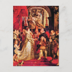 Medici Giftermål i Florens av Paul Rubens Vykort