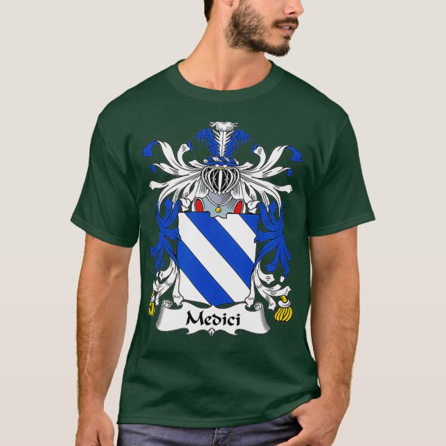 Medici Jackande av Arm Family Crest T Shirt (Framsida)