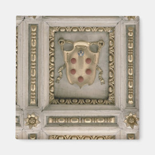 Medici vapensköld, från soffiten av kyrkan magnet