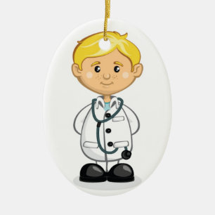 Medicin - Doktor - SRF Julgransprydnad Keramik