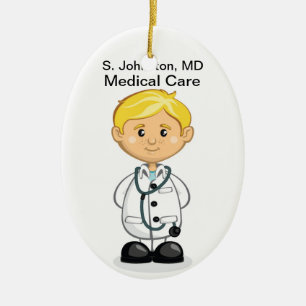 Medicin - Doktor - SRF Julgransprydnad Keramik