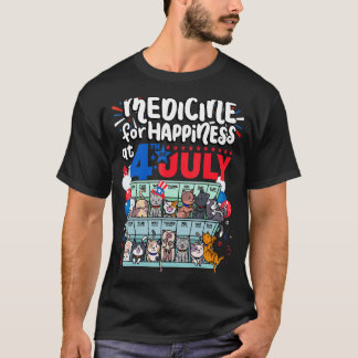 Medicin För Lycka På Självständighetsdagen Klase a T Shirt