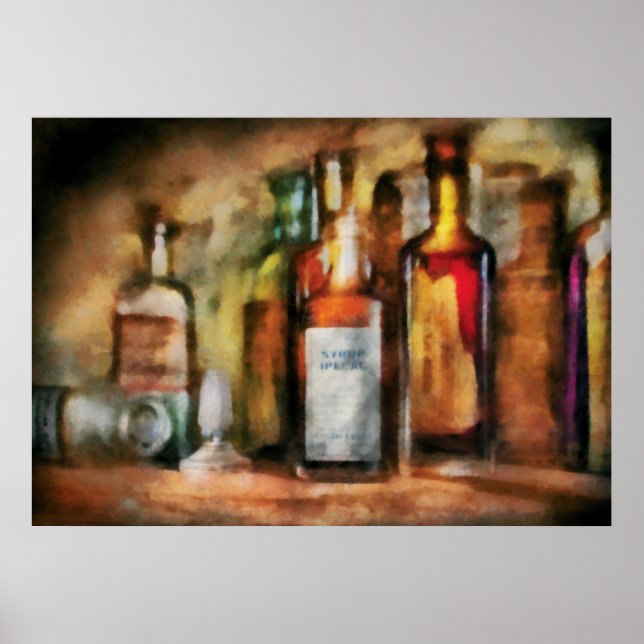 Medicin - Ipecacuanhasirup Poster (Framsidan)