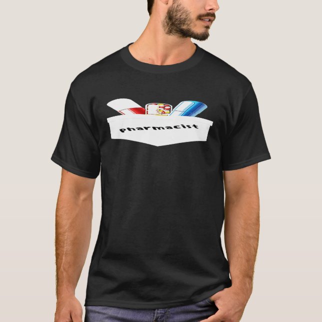 Medicin och ficka rolig farmaceut T-Shirt (Framsida)