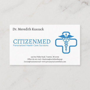 Medicin Sjukhusets kliniska Logotyp Visitkort