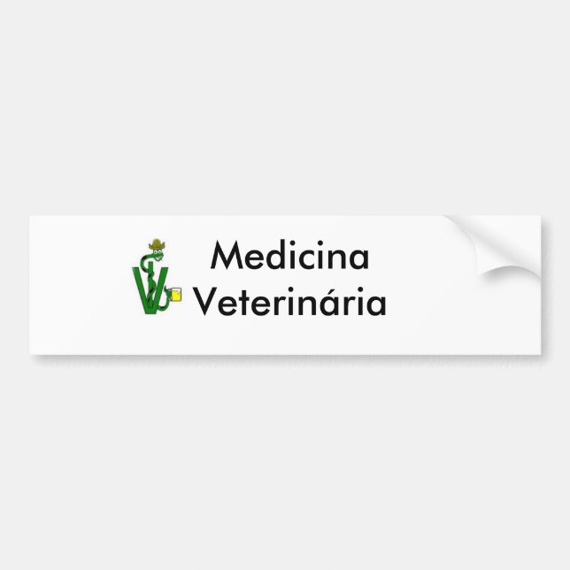 Medicina veterinária bildekal (Framsidan)