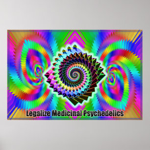  Medicinal Psychedelics Skriv ut Poster