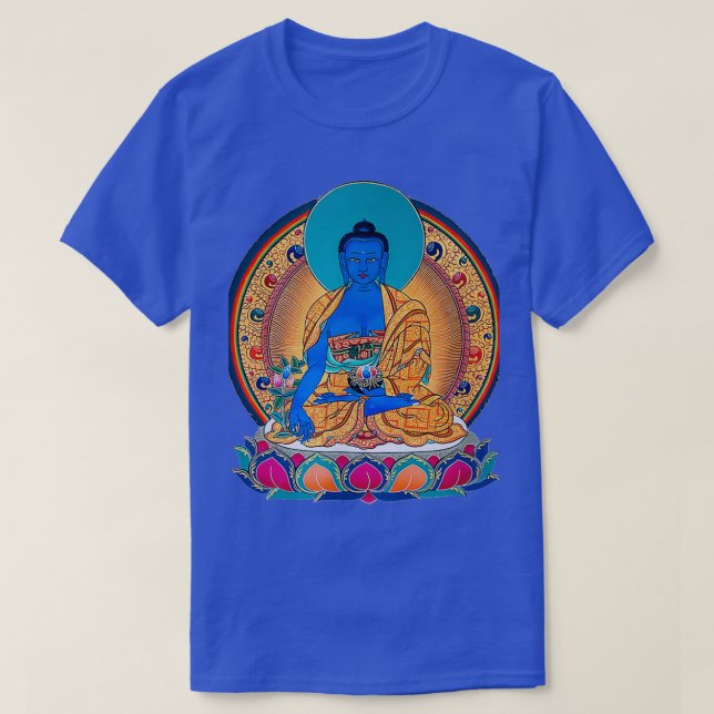 Medicine Buddha Healing Mantra Tibetan Buddhist Un T Shirt (Design framsida)