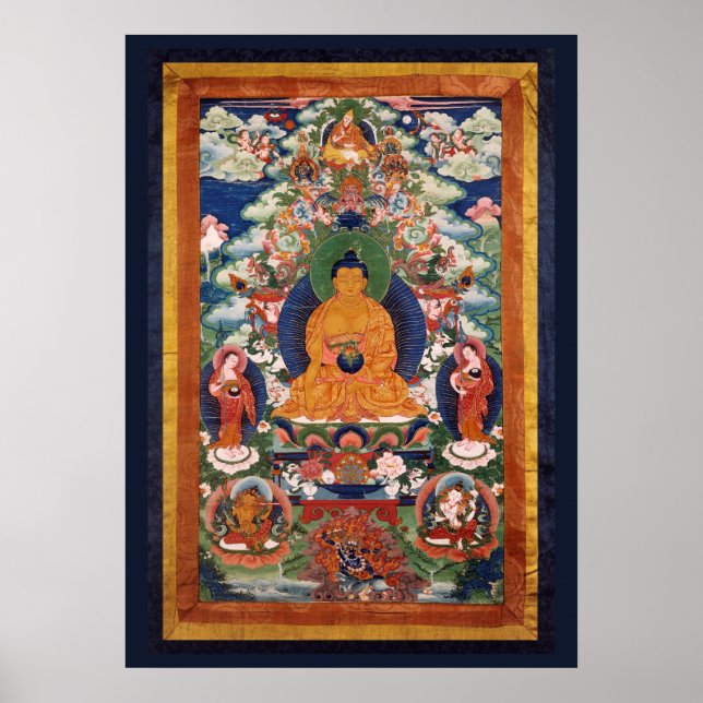 Medicine Buddha Poster (Framsidan)