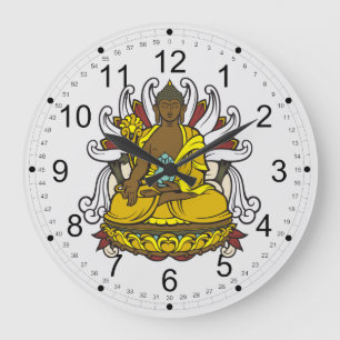 Medicine Buddha Stor Klocka