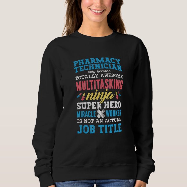 Medicine Hero Pharmacy Technician Tech Pharmaci T Shirt (Framsida)