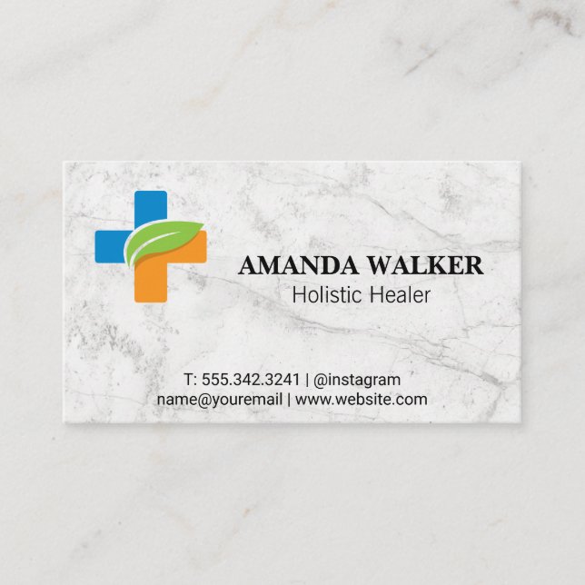 Medicine Löv Logotyp | Medicinska Doktor Visitkort (Framsida)