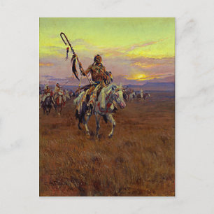 Medicine Man (1916) av Charles Marion Russell Vykort