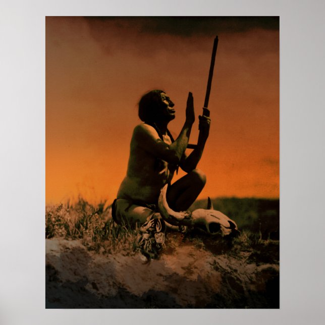 Medicine Man ~ after Edward S. Curtis Poster (Framsidan)