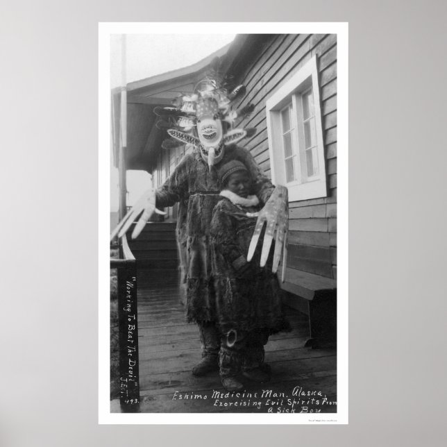 Medicine Man Eskimo 1912 Poster (Framsidan)