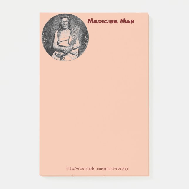 "Medicine Man" Post-it Block (Framsida)
