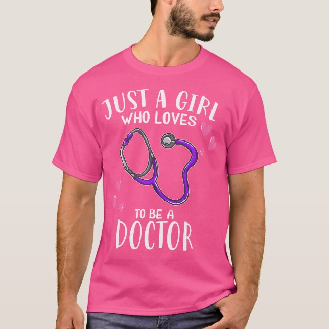 Medicine Medical Älskare är bara en flicka som Kär T Shirt (Framsida)