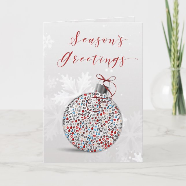 Medicine Medical Doktor Nurse Helgdagskort Helgkort (Framsida)