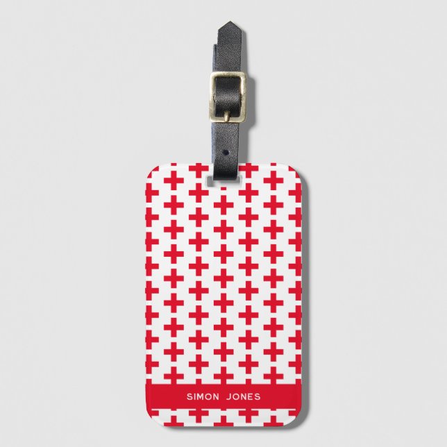 Medicine Medical student doktor med namn Bagagebricka (Framsida vertikal)