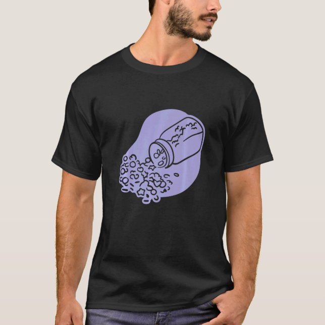 Medicine Pill Burk T Shirt (Framsida)