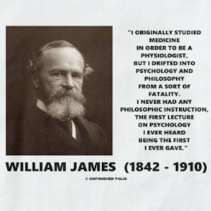 Medicine Psychology Philosophy William James Quote T Shirt