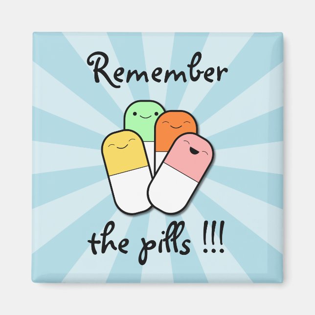 Medicine Reminder Magnet (Framsidan)