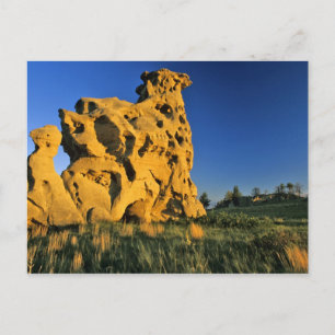 Medicine Rocks State Park nära Ekalaka Montana Vykort