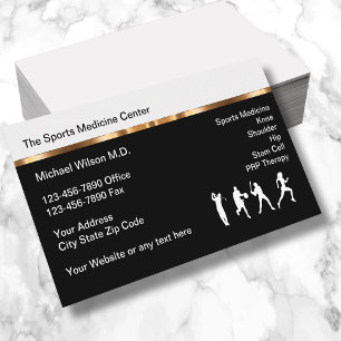 Medicine Sports Medicine Doktor Office Visitkort