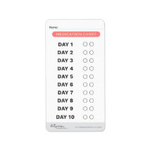 Medicine Tracker Labels - liten