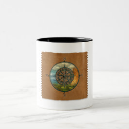 Medicine Wheel Coffee Mug Två-Tonad Mugg