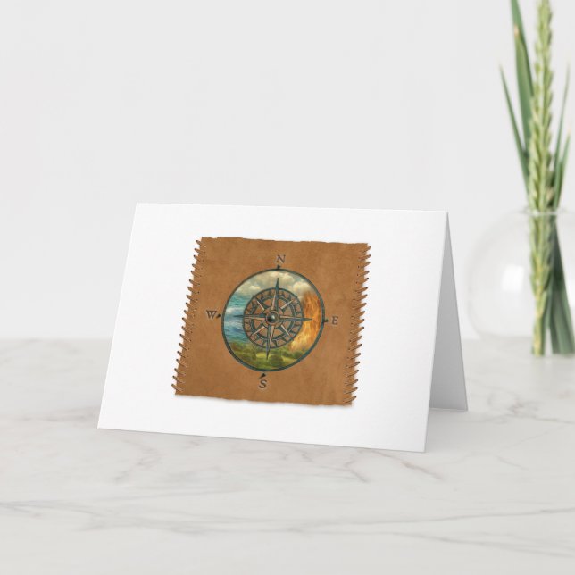 Medicine Wheel - Greeting Card Tack Kort (Framsida)