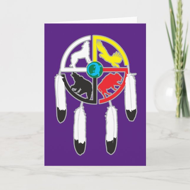 Medicine Wheel Kort (Framsida)