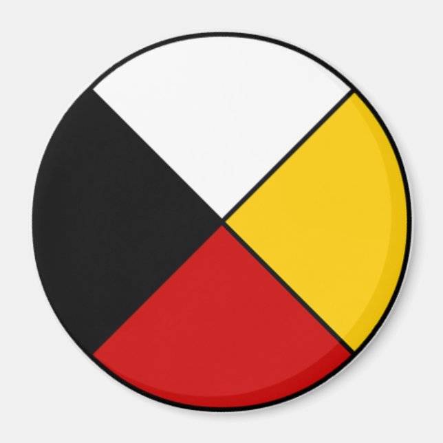 Medicine Wheel Magnet (Framsidan)
