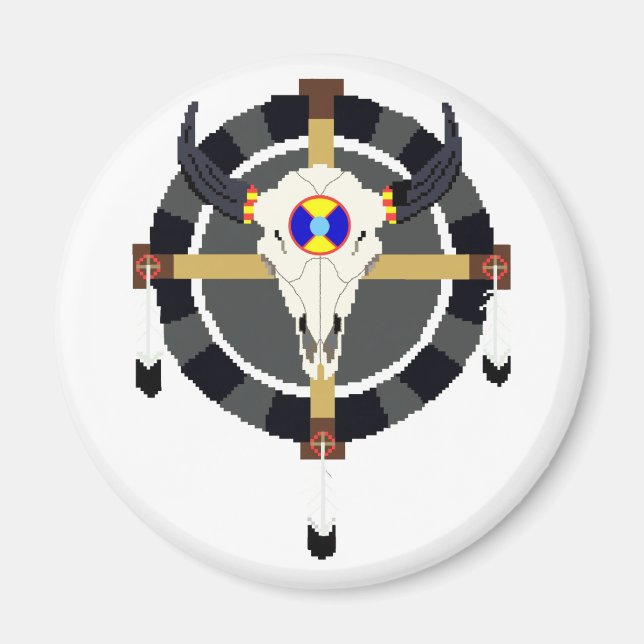 MEDICINE WHEEL MAGNET (Framsidan)