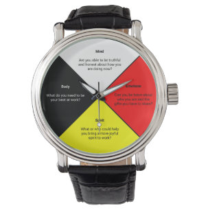 Medicine Wheel ord Watch Watch Armbandsur