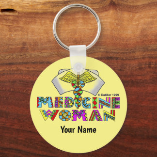 Medicine Woman-namn Nyckelring