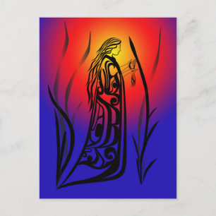 Medicine Woman Sunrise Prayers Vykort