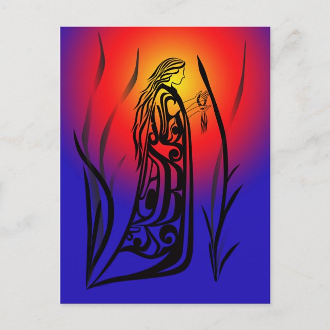 Medicine Woman Sunrise Prayers Vykort (Framsida)