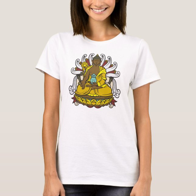 Medicinen Buddha T-shirt (Framsida)
