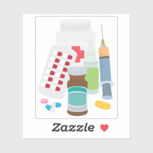 Mediciner Klistermärken