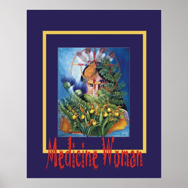 medicinkvinna poster (Framsidan)