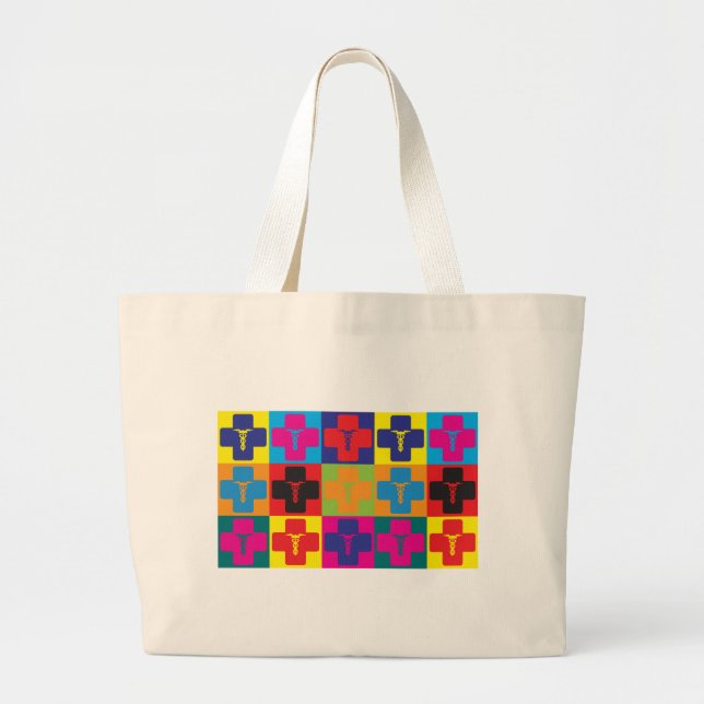 Medicinpopkonst Jumbo Tygkasse (Framsidan)