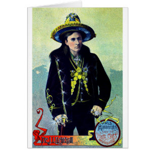 MedicinShowaffisch 1880 Hälsningskort
