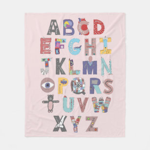 Medicinsk ABC Blanket Fleecefilt