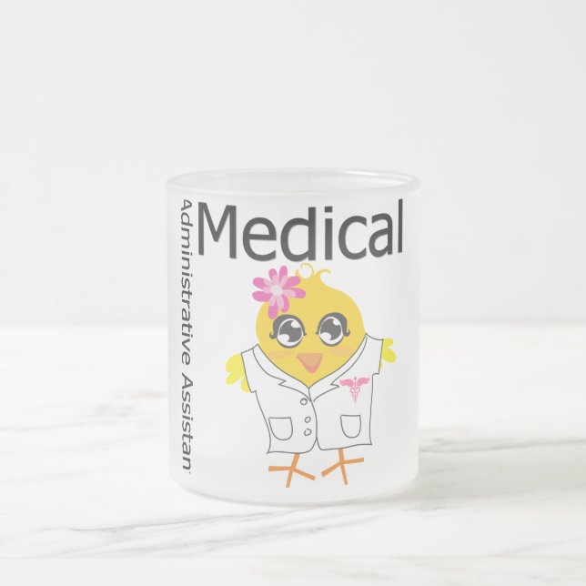 Medicinsk administrativ assistent frostad glasmugg (Center)