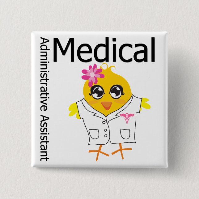 Medicinsk administrativ assistent knapp (Framsida)