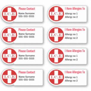 Medicinsk allergi varnar barn i skolan bokar klistermärken