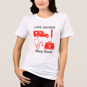 Medicinsk arbetare t shirt